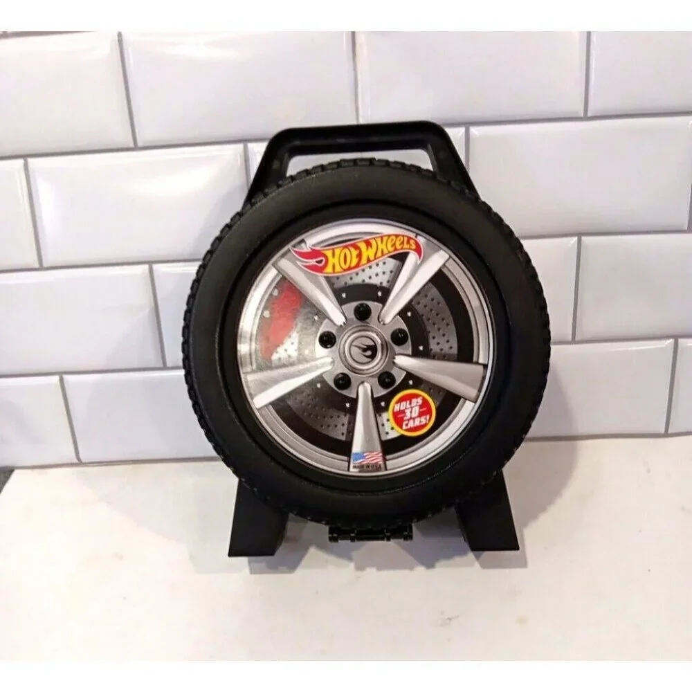 Brand New Hot Wheels Tire-Shaped Storage Case by‎ Mattel – Holds 30 Cars